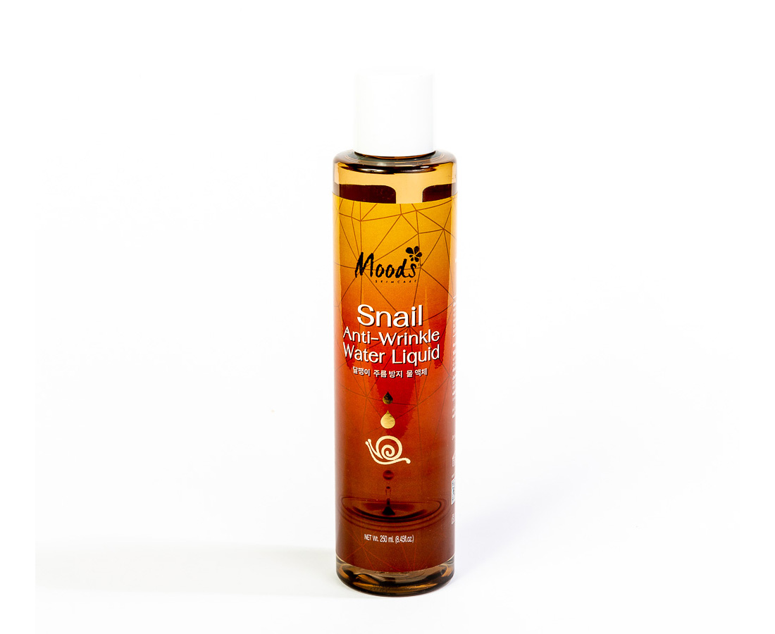 Тайская восстанавливающая мицеллярная вода с муцином улитки MOODS snail anti-wrinkle water liquid 250 мл. snail_shop